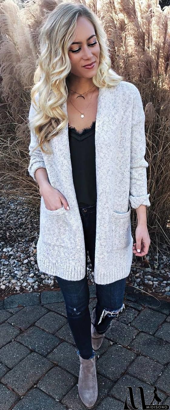 MidiSono - Comfy in Fascination Cardigan