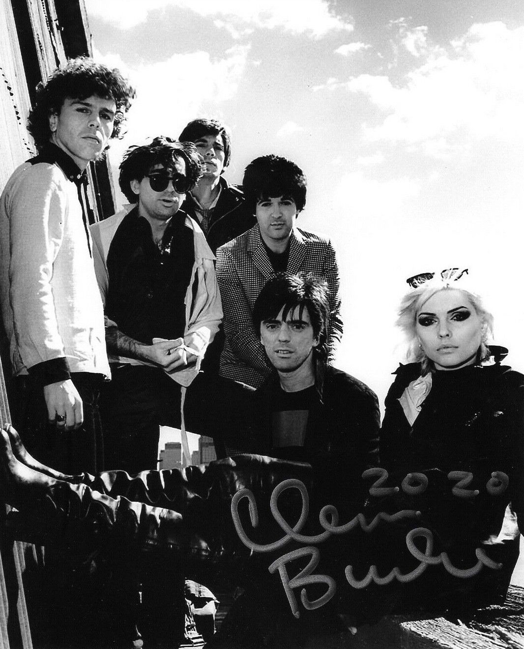 * CLEM BURKE * signed 8x10 Photo Poster painting * BLONDIE DRUMMER * COA * 3