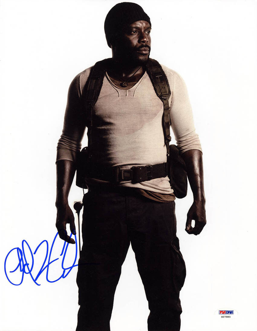 Chad Coleman SIGNED 11x14 Photo Poster painting Tyreese The Walking Dead PSA/DNA AUTOGRAPHED