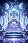 Luxury AB Velvet Diamond Painting Kit - Goddess of the Wolf Star