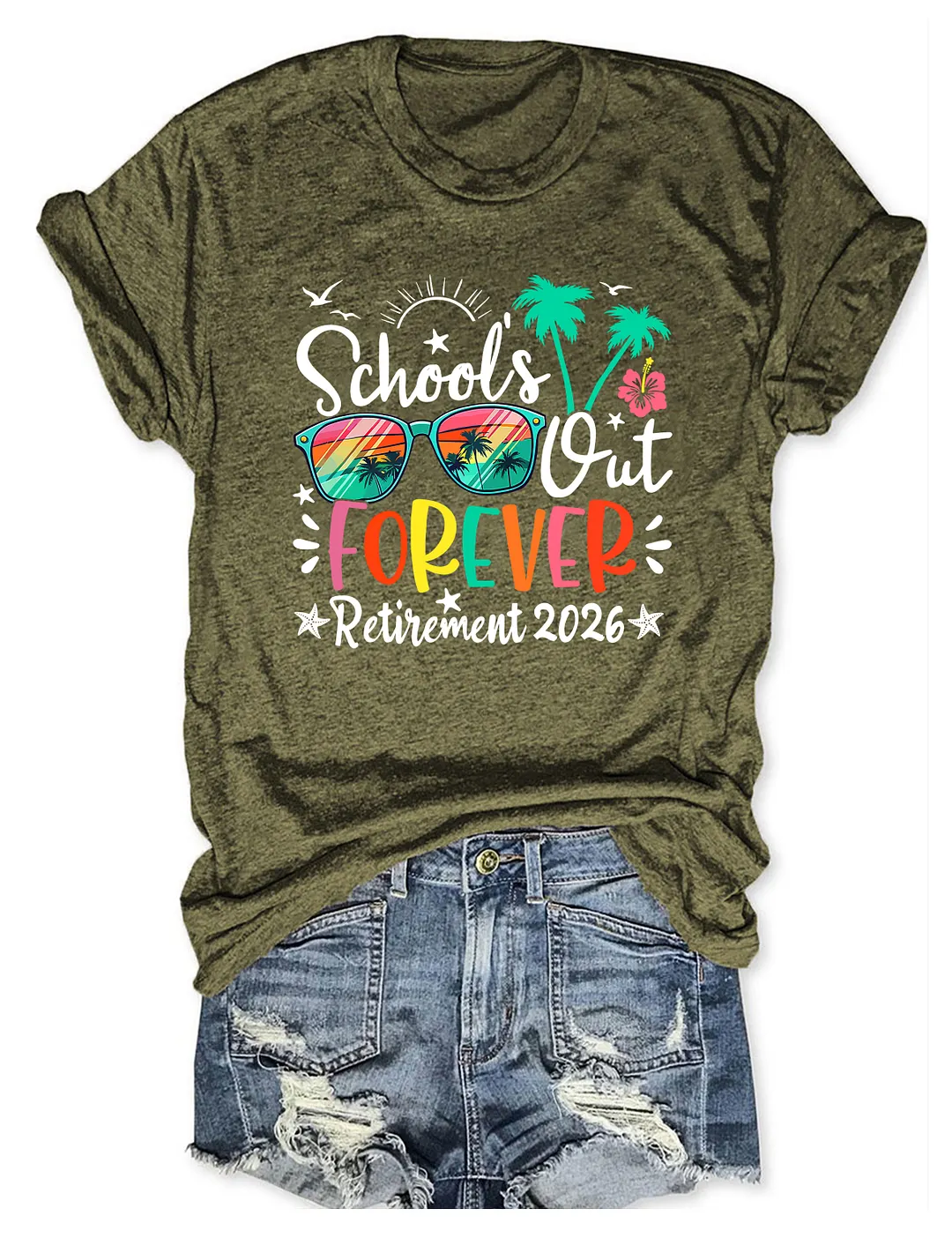 School's Out Forever Retirement 2026 T-shirt