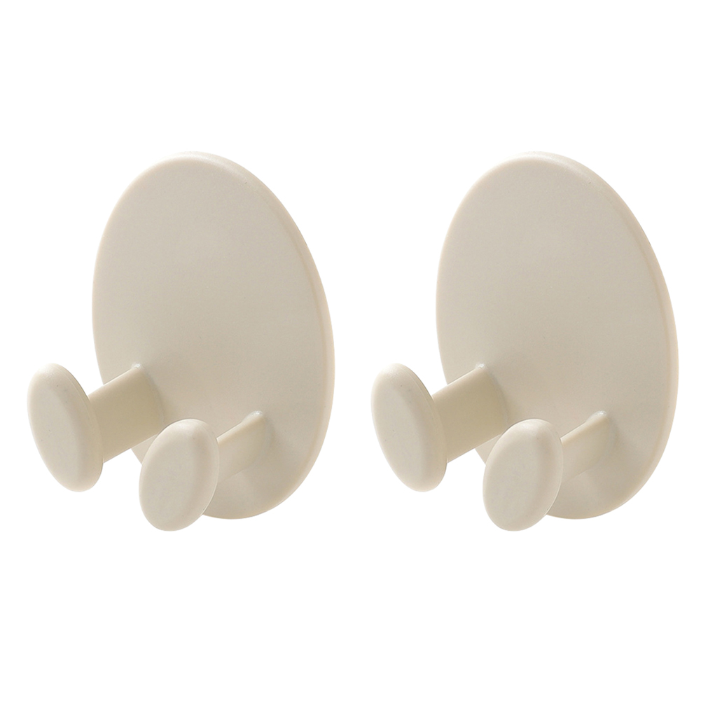 

2pcs Adhesive Hook Power Plug Socket Hanger Holder Hanger Hook (Apricot), Beige, 501 Original