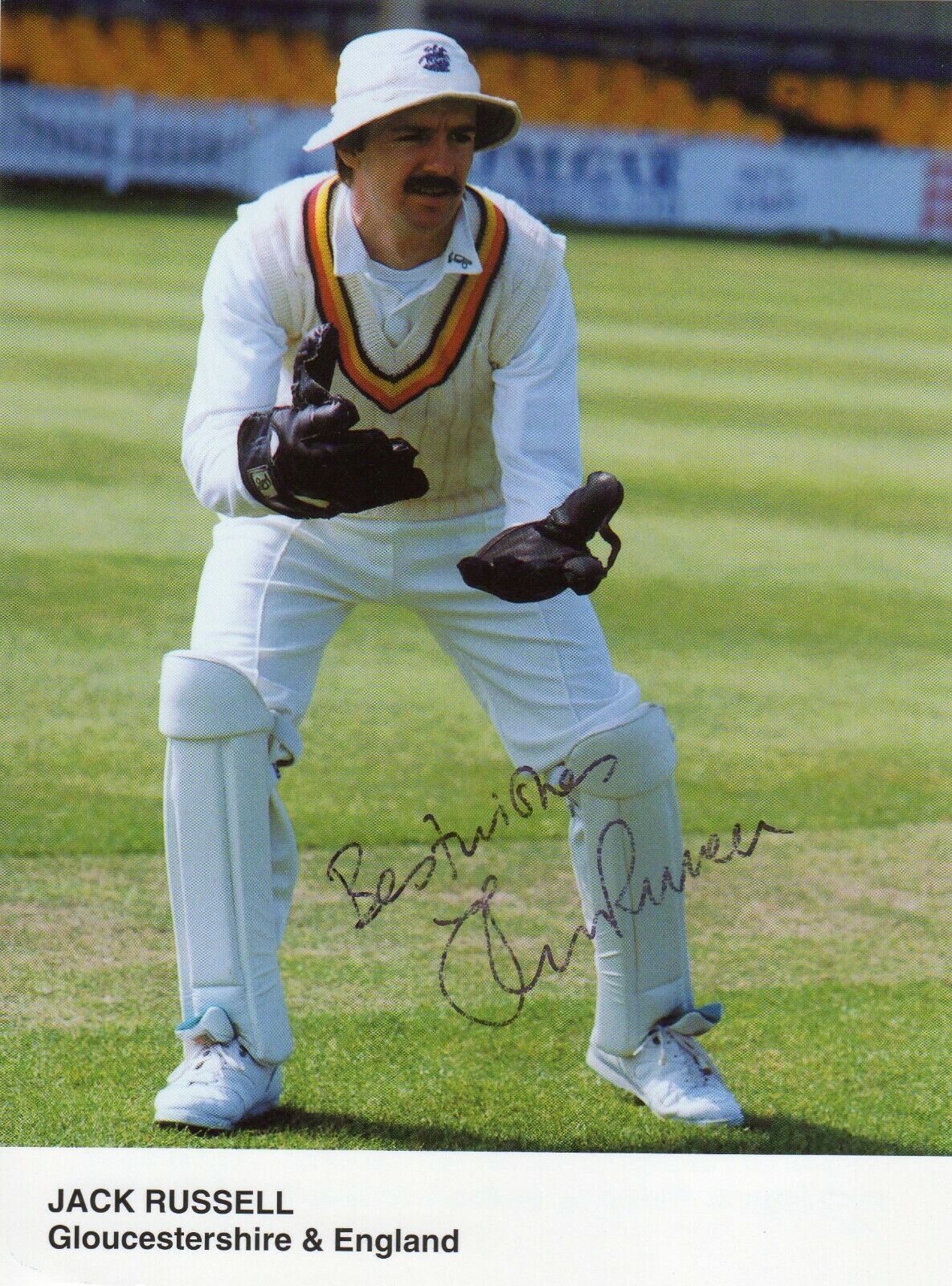 JACK RUSSELL AUTOGRAPH, CRICKET, SPORT