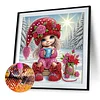 Snow Girl - Diamond Painting - Partial Special Shaped Drill(Canvas|30*30cm)
