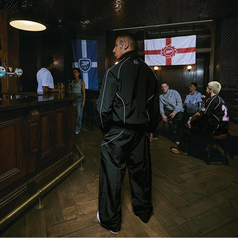 Athvotar Athvotar And Winter Broken Planet Sports Windbreaker Set Fashion Zipper Solid Color Coat Street Style