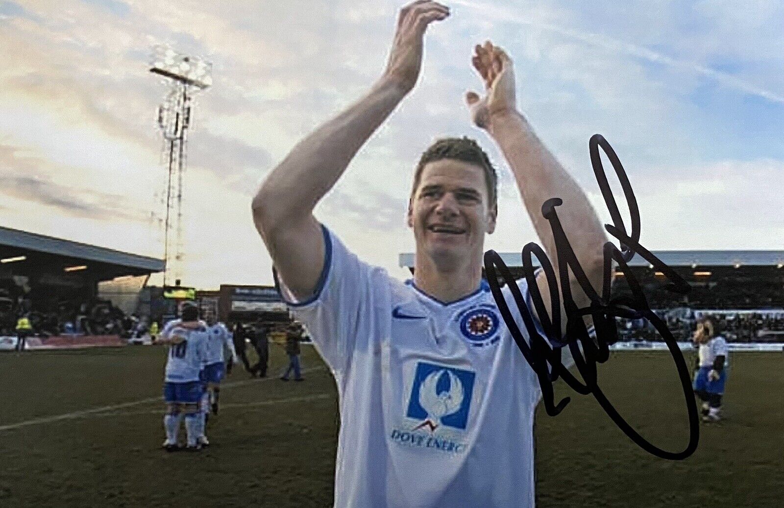 Michael Nelson Genuine Hand Signed Hartlepool United 6X4 Photo Poster painting