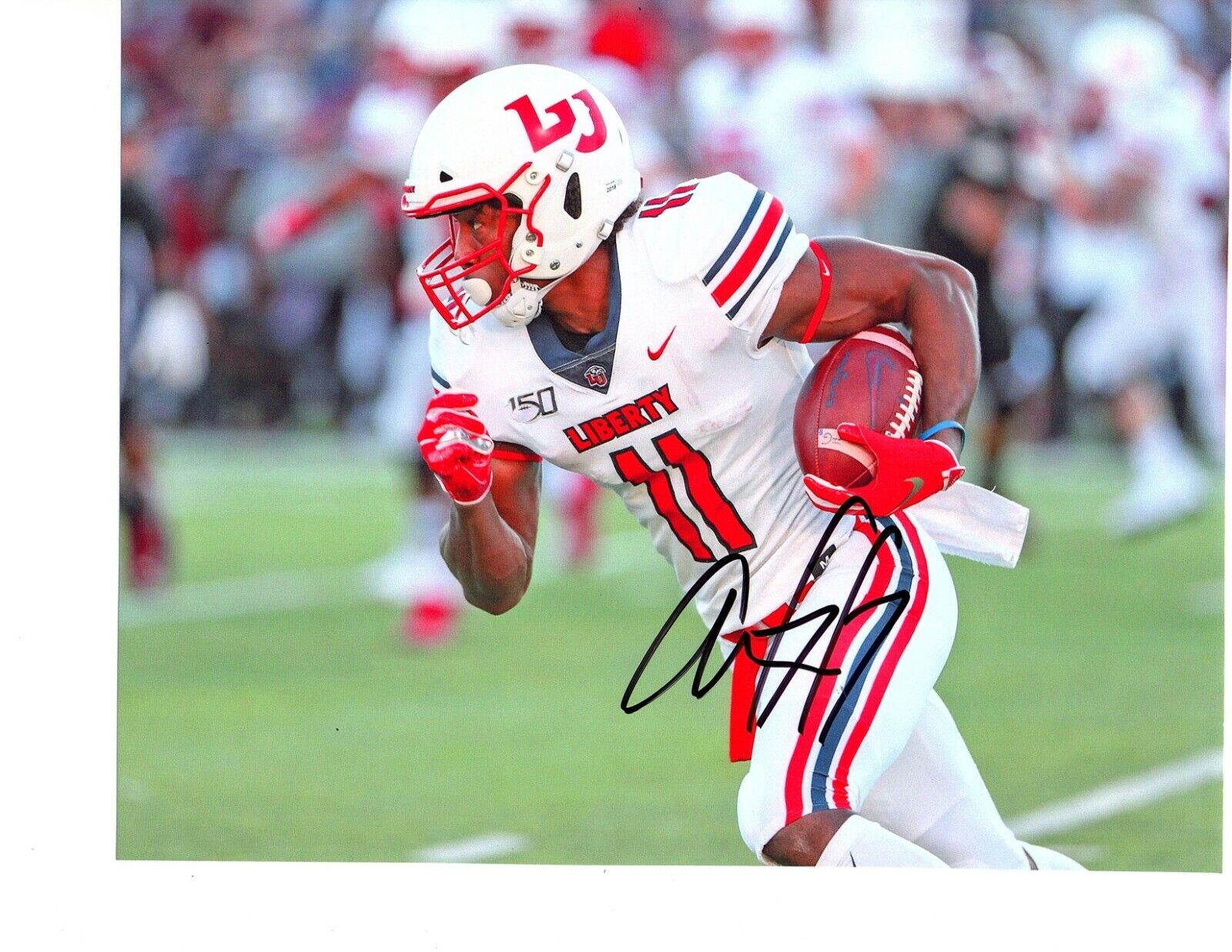 Antonio Gandy-Golden Liberty Signed autographed 8x10 football Photo Poster painting TOP WR c