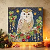 DIY Special Shape Pearl Painting Art - Christmas Owl