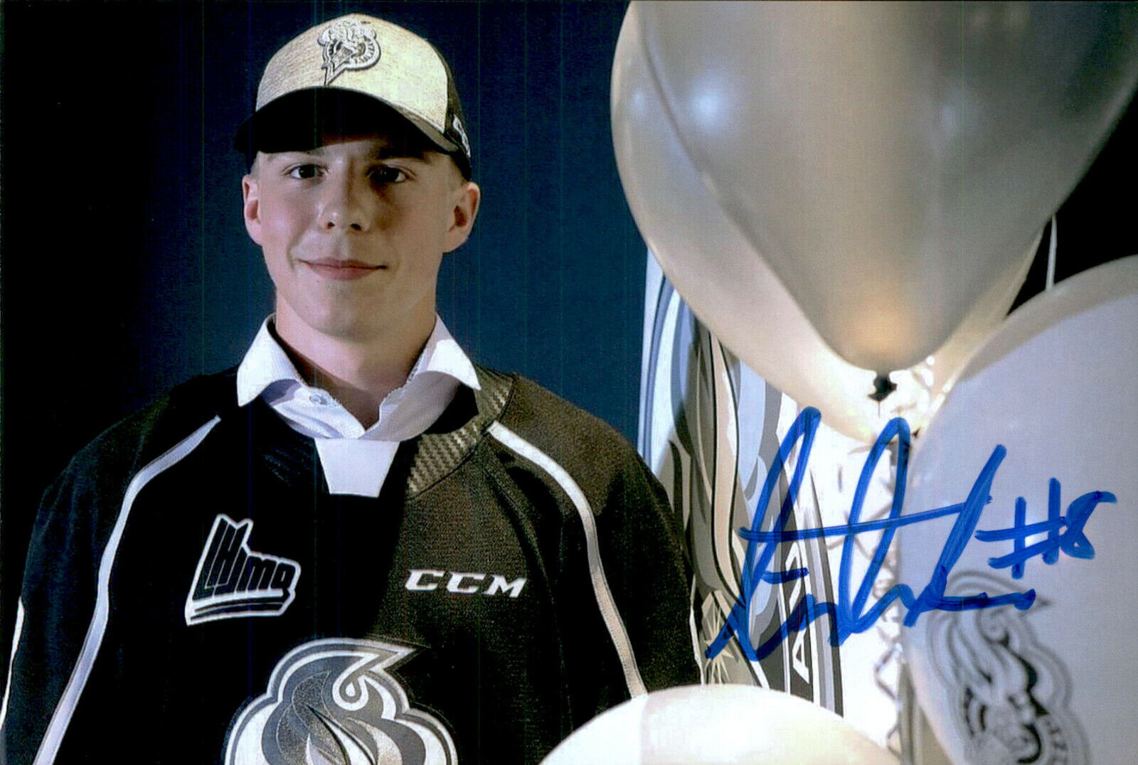 Tristan Luneau SIGNED autograph 4x6 Photo Poster painting GATINEAU OLYMPIQUES / NHL DRAFT 2022 2
