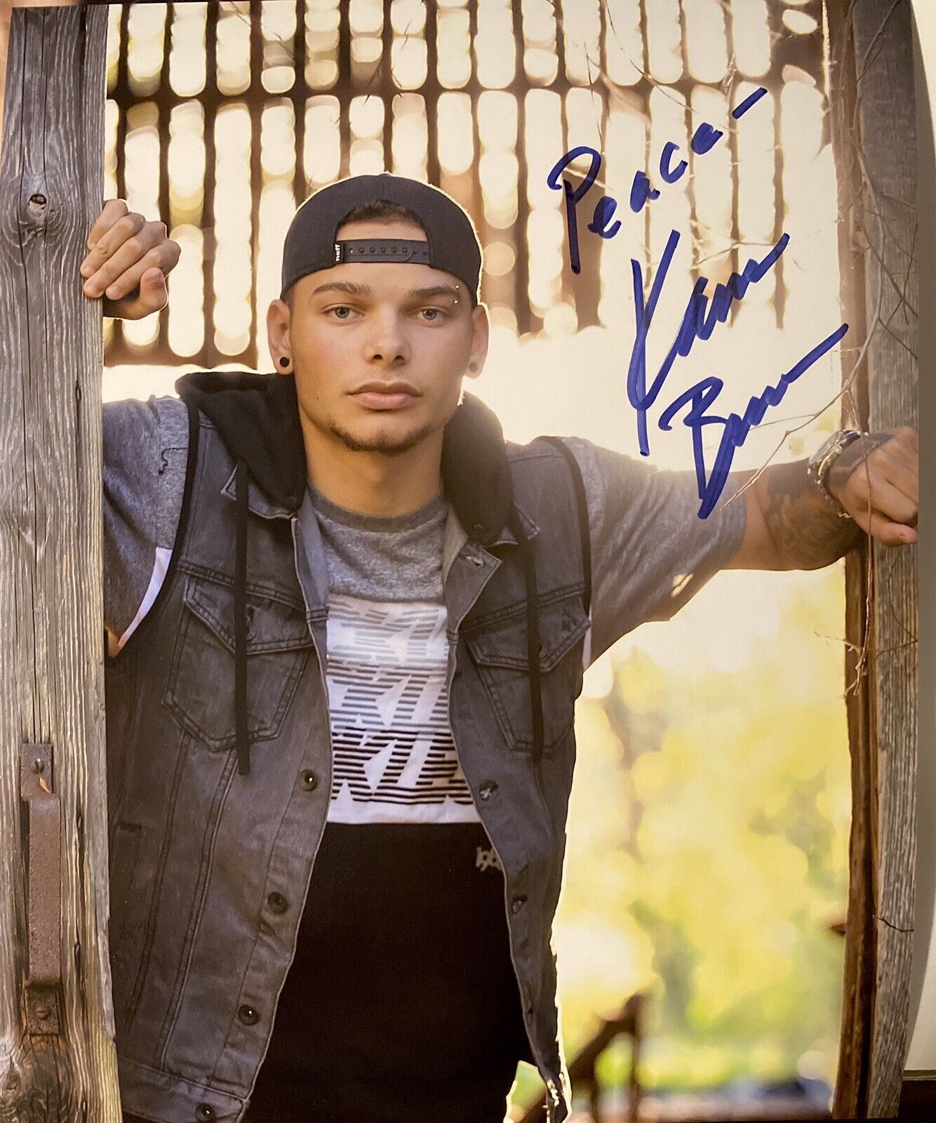 Kane Brown signed Autographed 8x10 Color Photo Poster painting Sexy