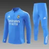 Real Madrid 25-26 1/4 Zip Tracksuit Light Blue Chandal