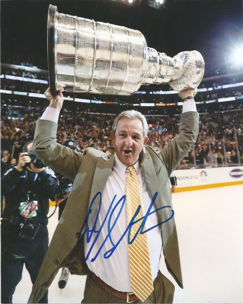 Los Angeles Kings Darryl Sutter Stanley Cup Signed Autographed 8x10 Photo Poster painting COA