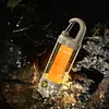 Super Bright Flashlight USB Charging 150LM Mini Camping Light for Hiking (Khaki)