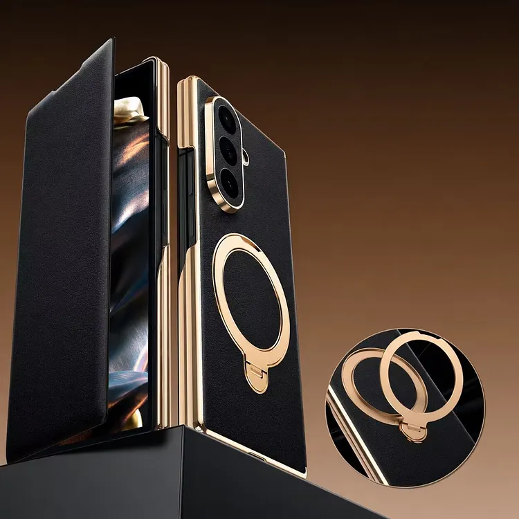 Luxury Leather Texture Phone Case for Samsung Galaxy Z Fold7