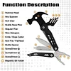 🔥🔥🔥2023 Hot Selling (Free Shipping) 18-in-1 Special Outdoor Portable Multi-Function Mini Safety Hammer