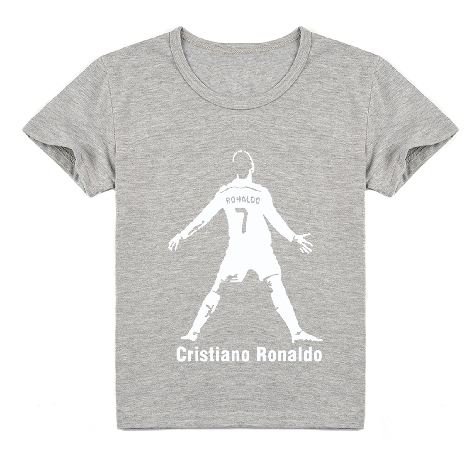 Mayoulove Cristiano Ronaldo Kids Short Sleeve T-Shirt - Cool Design for Boys  Girls - Soccer Star Fan Gear-Mayoulove