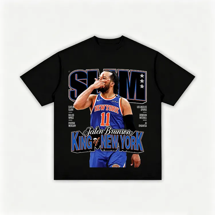 Slam Brunson King Of New York Printed Men's T-shirt