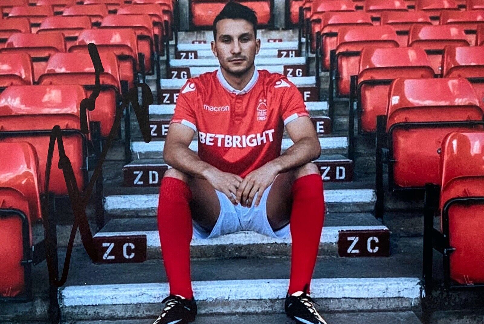 Joao Carvalho Genuine Hand Signed 6X4 Photo Poster painting - Nottingham Forrest 3