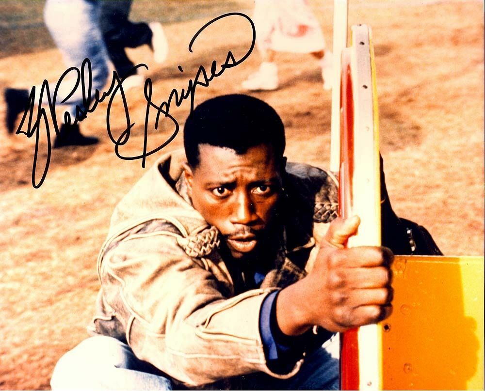WESLEY SNIPES AUTOGRAPHED SIGNED 8X10 FROM THE FAN