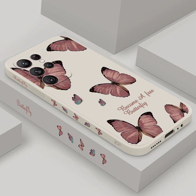Butterfly Silicone Phone Case
