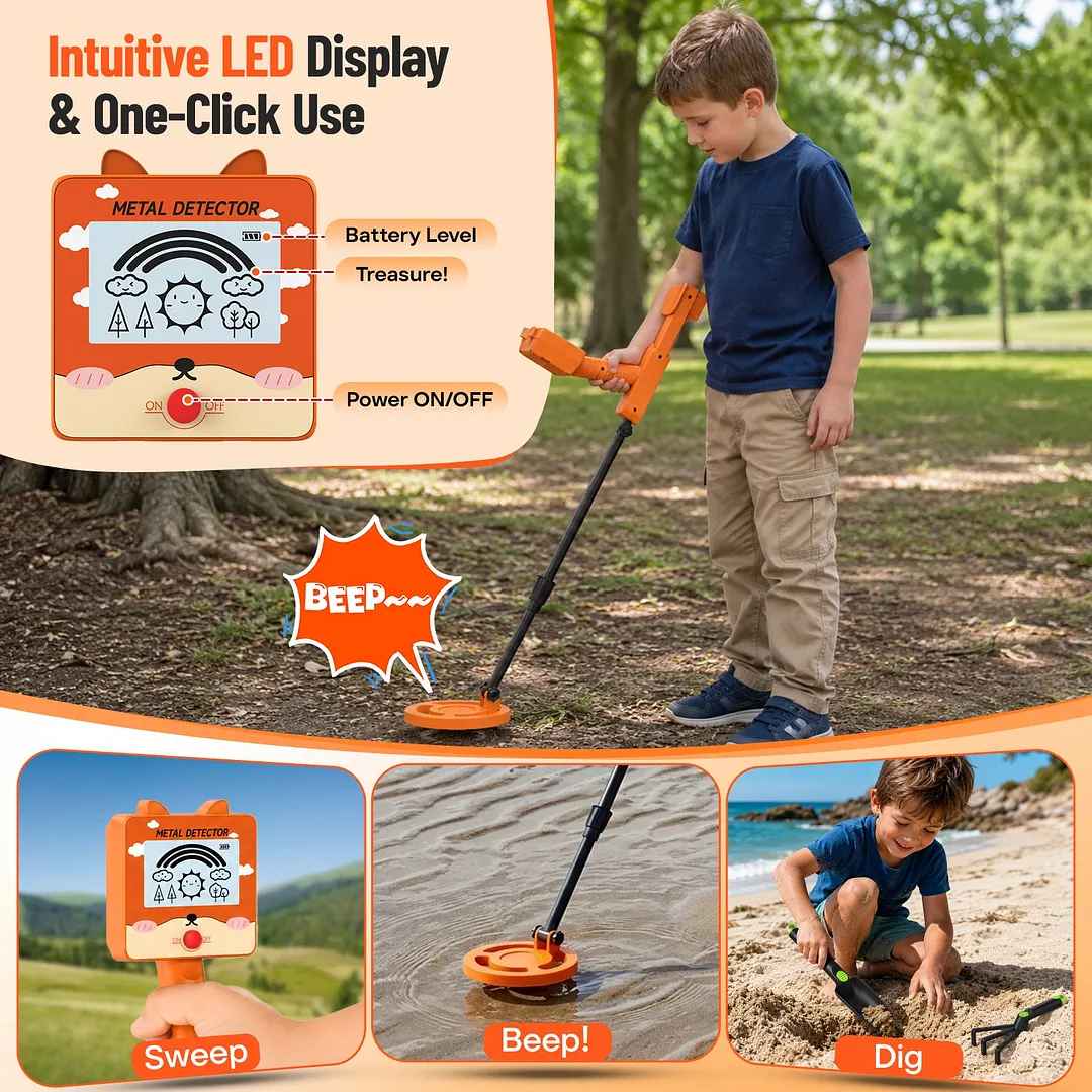 BEBANG Metal Detector for kids