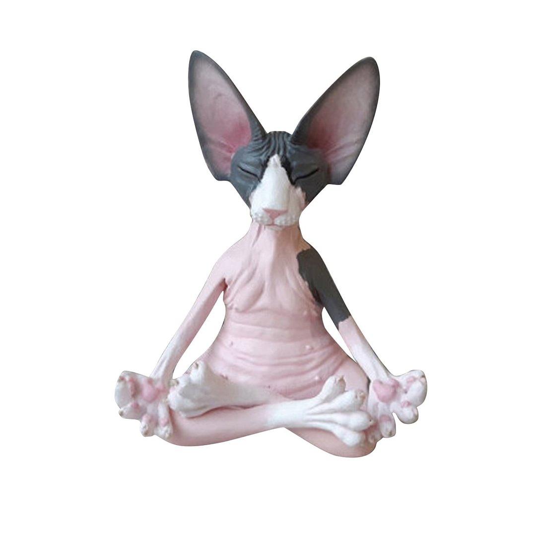 whimsical cat figurines