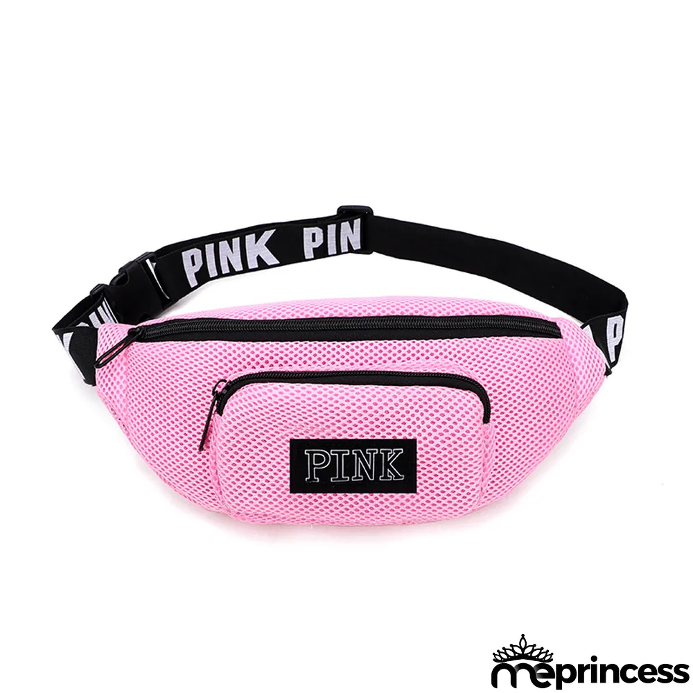 PINK Letter Sports Waist Bags