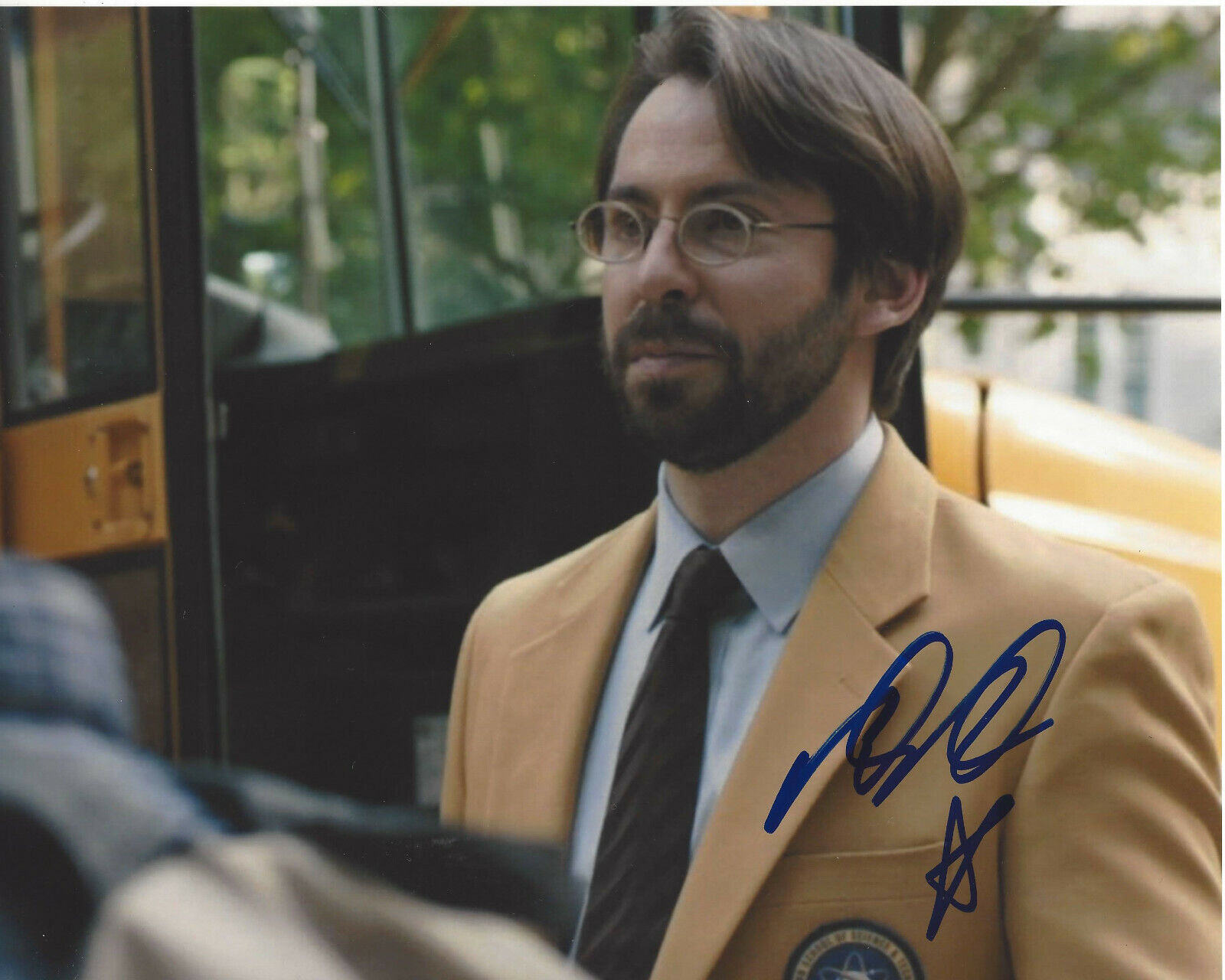 MARTIN STARR SIGNED AUTHENTIC 'SPIDER-MAN: HOMECOMING' 8X10 Photo Poster painting w/COA ACTOR