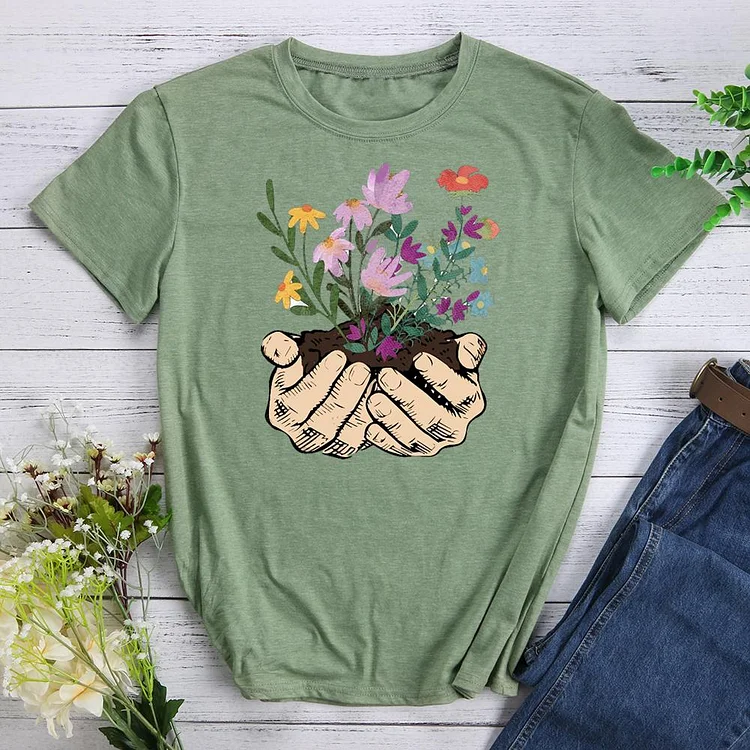 garden Round Neck T-shirt