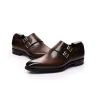  Double Monk Mens Shoes Genuine Leather