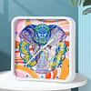 Mandala Elephant Special Shape 5D Diamond Painting Clock Art Craft for Wall Desk