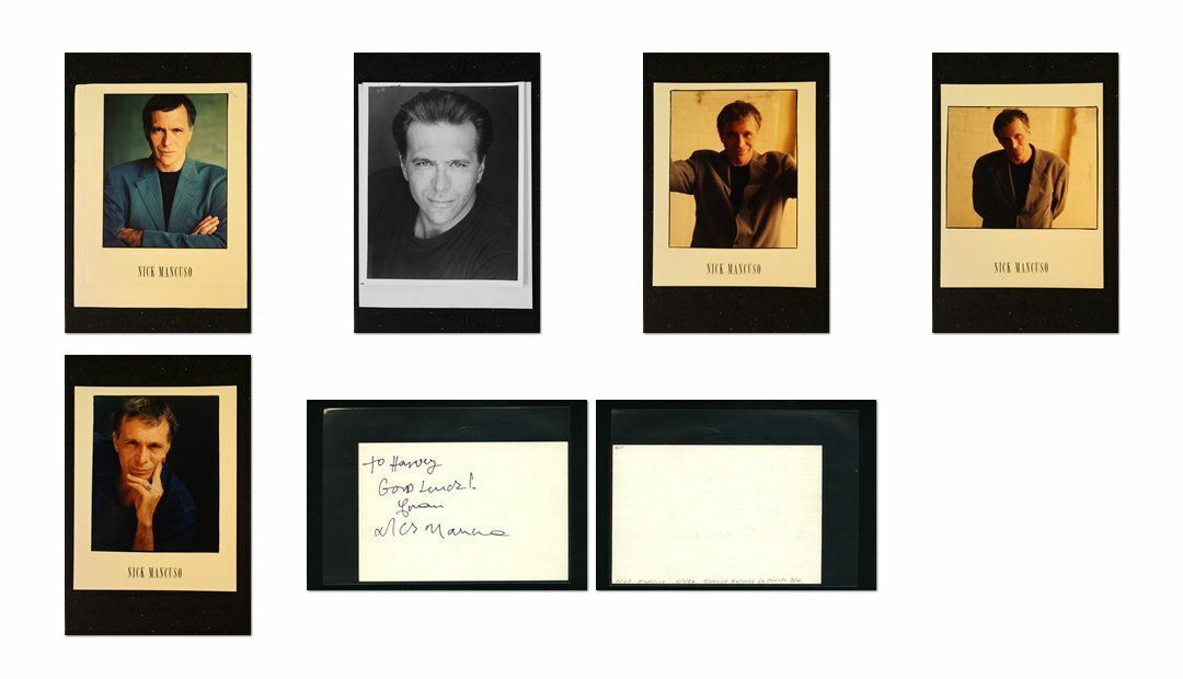 Nick Mancuso - Signed Autograph and Headshot Photo Poster painting set - Stingray