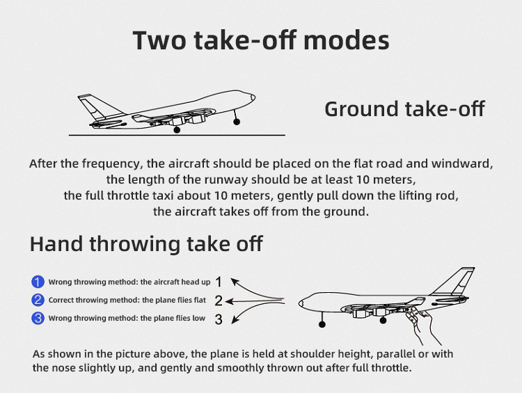 Tegooe Large Scale Passenger Jet RC Airplane - 24G Fixed Wing Foam Glider RTF Outdoor Toy