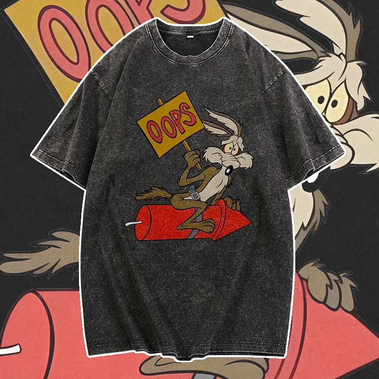 Davidhawaii100% Cotton Casual Attractive Cartoon Trend Street T-Shirt - 100% Cotton