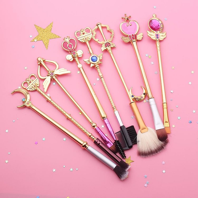 Sailor Moon Magical Staff Make-Up Brush - Gotamochi Kawaii Shop, Kawaii Clothes