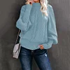 Women Long Sleeve Knitted Loose Fitting Sweater