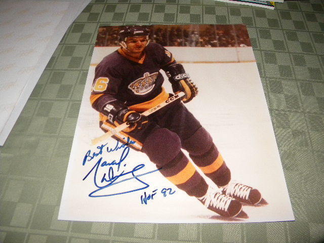 Marcel Dionne Los Angeles King Signed 11 x 14