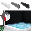 Bandes de retenue d'eau de salle de bains de toilette de bouchon d'eau de silicone