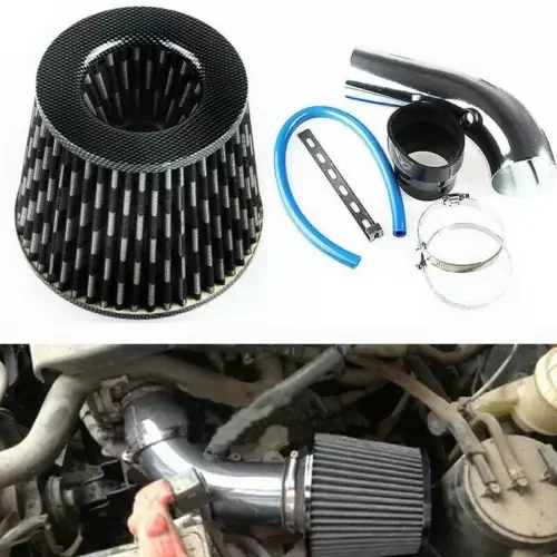 Dronehint Car 3" Universal Truck Air Intake Kit Pipe _Cold Air Intake Filter_Clamp Parts (For: GMC) Parts