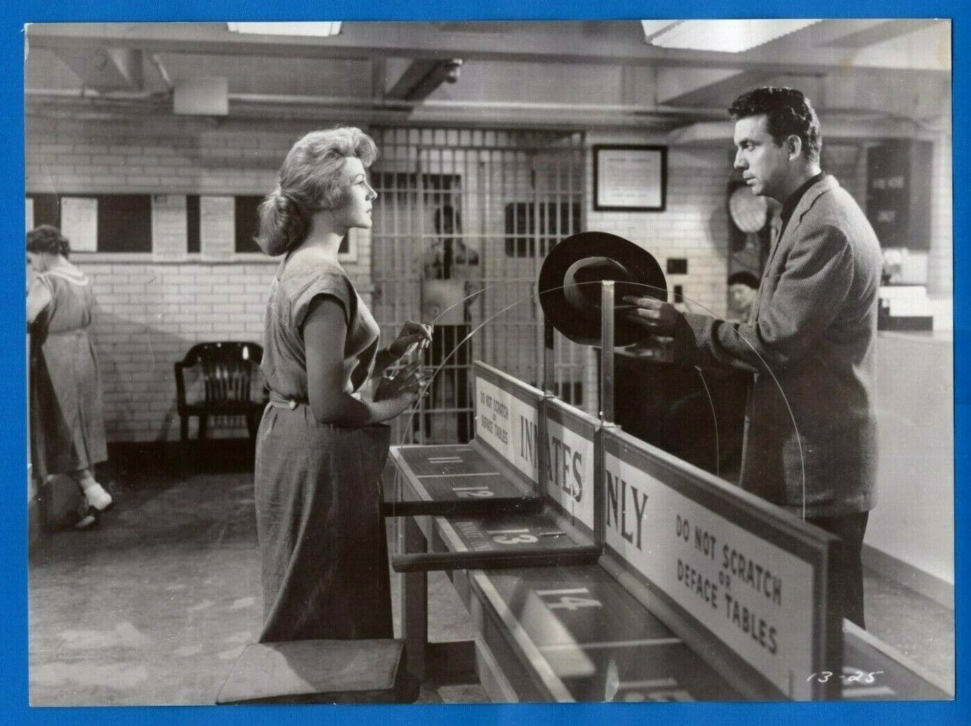 RITA HAYWORTH ANTHONY FRANCIOSA Vintage 7x9 Photo Poster painting 1959 THE STORY ON PAGE ONE