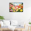 5D DIY Full Round Drill Diamond Painting Blooming Tulip Field Kit Home Decor