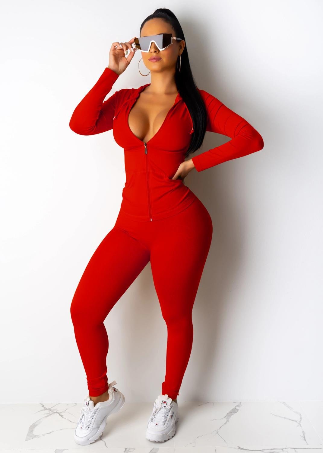 Two Piece Tracksuit Women Tops Pants Sweatsuit Outfits Matching Sets