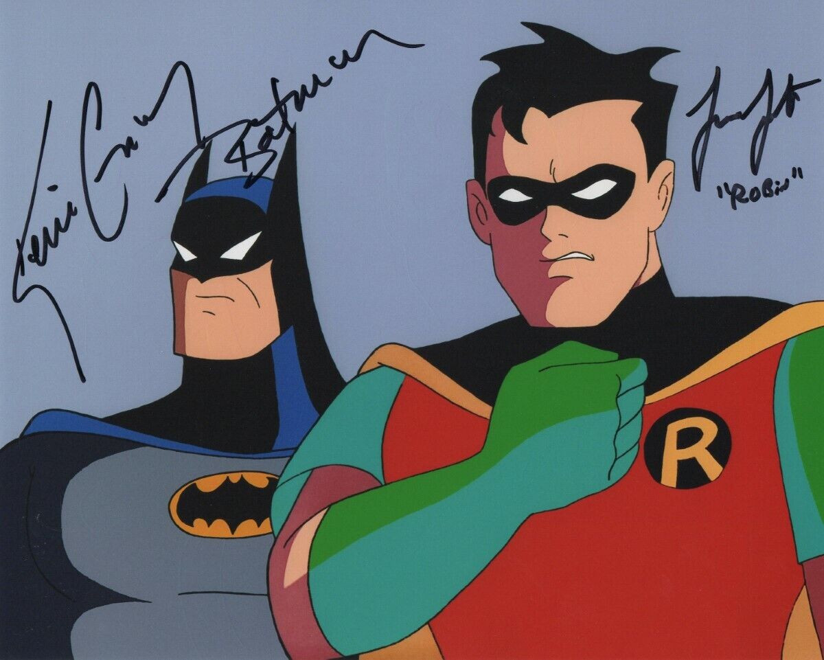 Kevin Conroy Loren Lester Autographed 8X10 Photo Poster painting Batman Animated JSA WP061905