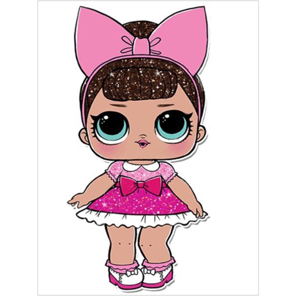 

30*40CM - Surprise Doll - Round Drill Diamond Painting, 501 Original