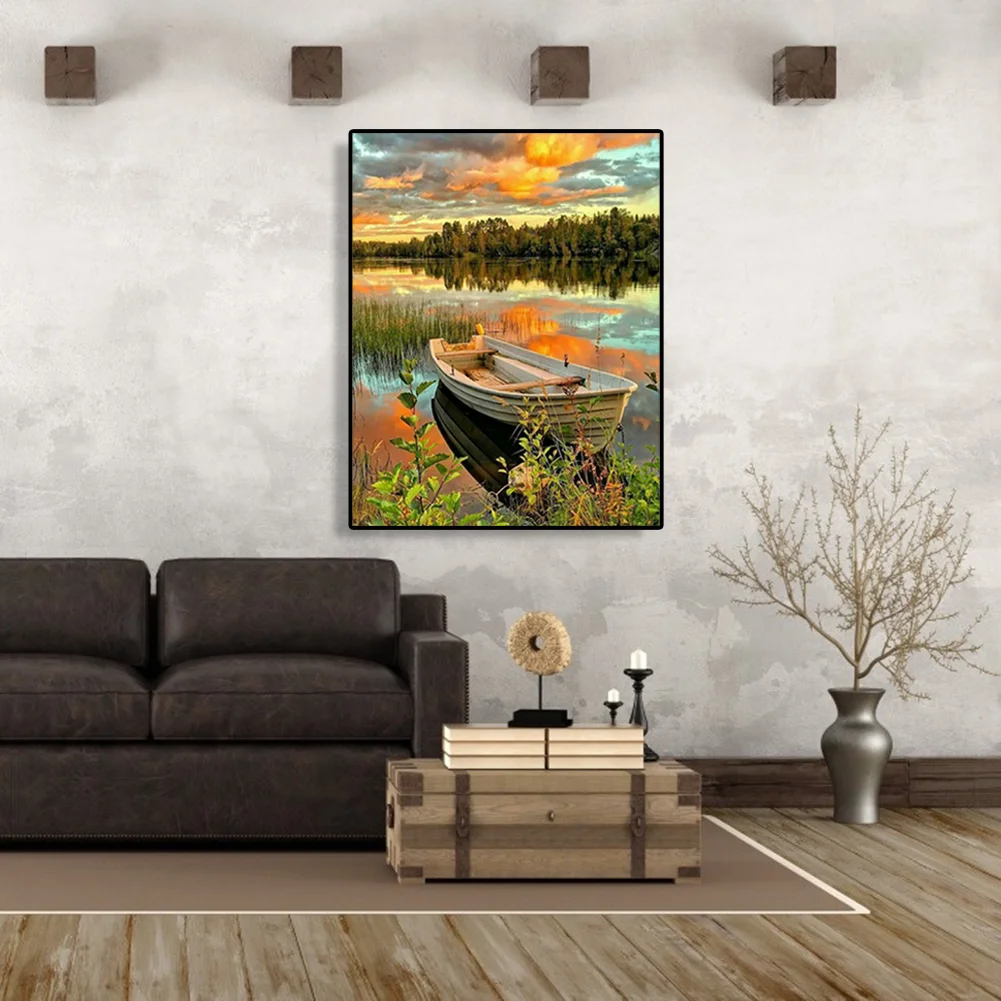 Boat Grove - Paint By Number(40*50cm)