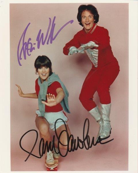 REPRINT - MORK AND MINDY Robin Williams Autographed Signed 8 x 10 Photo Poster painting Poster