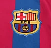2005-2006 Retro Long Sleeve Barcelona Home Football Shirt 1:1 Thai Quality Kids Size