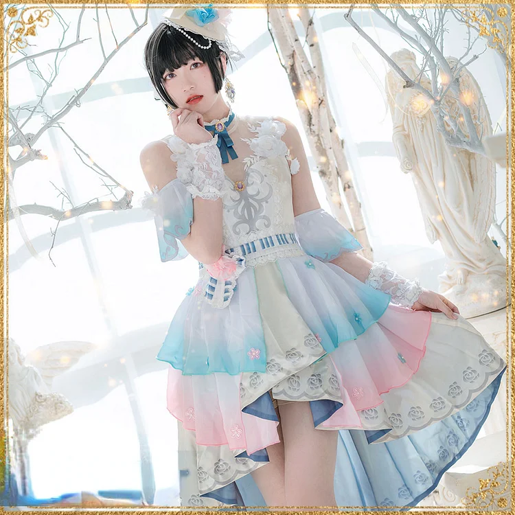 Bang Dream! Roselia Shirokane Rinko Cosplay Costume PE065