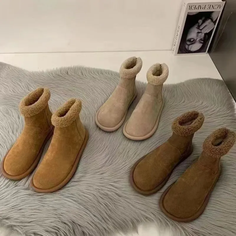 Yyvonne Yyvonne Fashion Short Tube And Velvet Inside The Boots Foreign Style Fashion Retro British Style Versatile Photos Out Of Hot Style