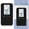 4-in-1 Gas & Carbon Monoxide Detector Plug in with LED Color Display Ultra Sensitive CO Detector with Temperature Humidity Display for Home Kitchen Hotels RV Apartment Travel